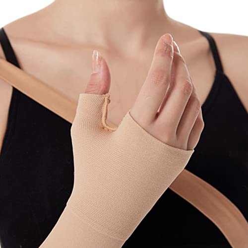 Manga de Braço para Câncer de Mama, Alta Elasticidade Nylon Macio Linfedema Manga de Braço Compatíve