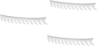 ibasenice 3 Peças Adesivo De Capacete Mohawk Acessórios De Capacete Decoração De Capacete De Motocross Pontas De Capacete Mohawk Acessório De Capacete De Esqui Capacete Pigtail Mohawk