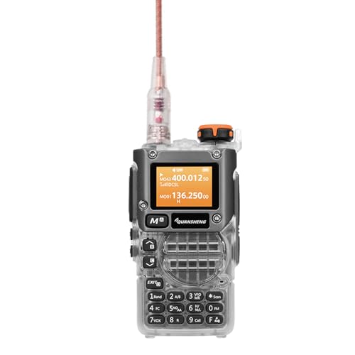 Quansheng UV-K6 UV-K5(8) 5W Walkie Talkie with Type C Charge UHF VHF AM FM DTMF Dual Band Two Way Radio with NOAA Weather