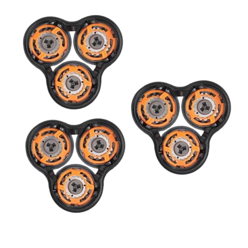 シェーバーヘッド交換用、Philips RQ1250 RQ1251 RQ1090 1280 1290 S9000と互換性あり、アクセサリー家電パーソナルケア小型家電(3set)