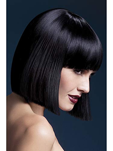 Smiffys Womens Fever Lola Wig,Black,One Size