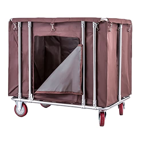 Chariot à linge avec cadre en acier inoxydable et finitions robustes