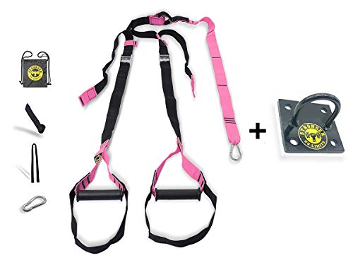 FITA DE TREINAMENTO SUSPENSO - PRESILHA - AMARELO - KIT SUPORTE DE TETO (Amarelo)