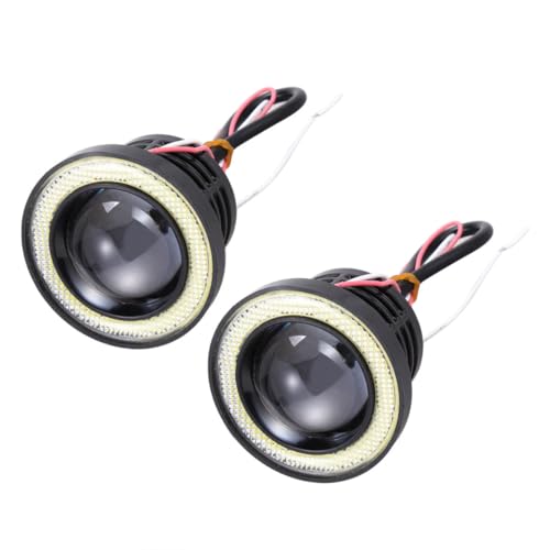 Luces antiniebla coche ojos de ángel led cob de 2,5 pulgadas y aluminio