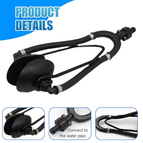 Cache-Oreilles Rectangulaires à Double Alimentation en Eau pour Bateau