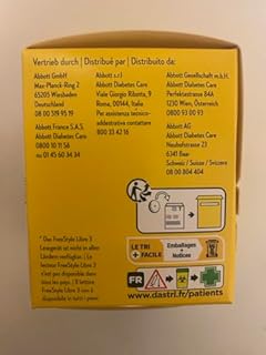 FreeStyle Libre 3 - Sensore per diabete, 1 pezzo, misuratore di zucchero nel sangue Becopa, bianco