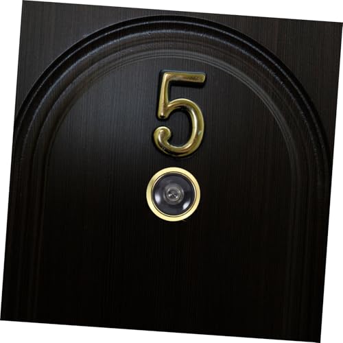 Visor de puerta delantero ajustable jojofuny ojo de gato con ángulo ancho kit de mirilla privacidad protección para el hogar miniatura 6