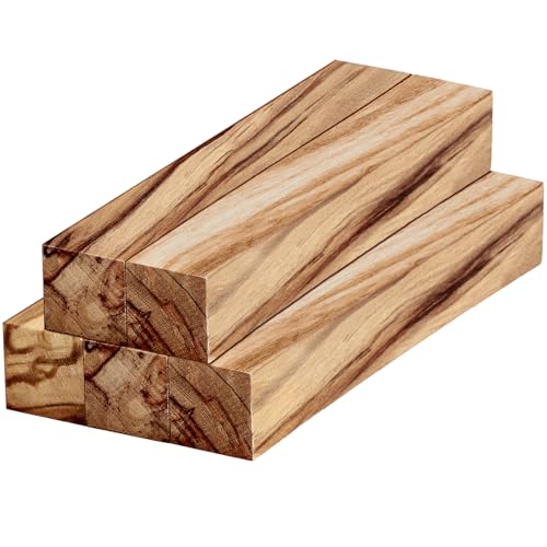 Spiareal 5 Pcs Olive Wood Pen Blanks Kits Pen Turning Supplies DIY Crafts 5 x 3/4 x 3/4 Inch