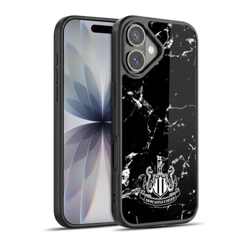 Coque Gel Newcastle United FC Marbre Noir pour iPhone 17 - Head Case Designs