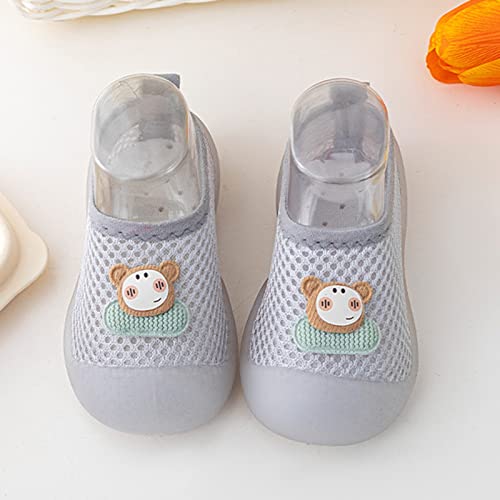 Sneakers for Boys Infant Boys Girls Animal Prints Cartoon Socks Shoes Toddler Breathable Mesh The Floor Socks Non Slip Shoes2