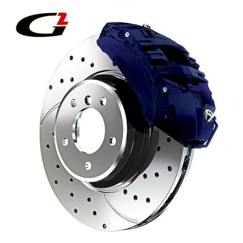 Image of G2 High Temperature Brake Caliper Paint Kit - High Gloss, Wear and Heat Resistant, Epoxy Paint System - Dries Hard, No Flaking or Fading (Midnight Blue)