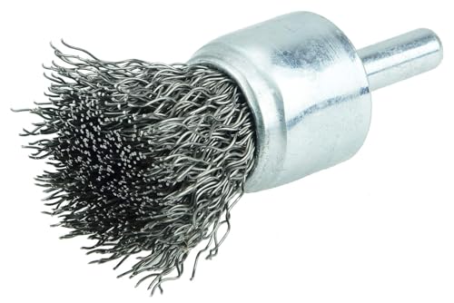Image of Weiler 10008 3 /4 inch Crimped Wire End Brush, .020 inch Steel Fill, Made in The USA (Pack of 10)