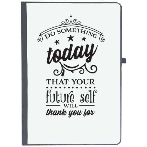 UDNAG Ruled Notebook Diary 'Future | Do Something Today', [A5 80Pages 80GSM]