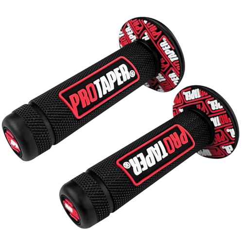 Poignées Universelles EMIG MX Pour Moto, GP Dirt Pit Bike, Grips En Caoutchouc Noir, Remplacement Guidon