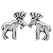 Sterling Silver Earrings Moose Posts Studs Tiny Mini Stainless Steel Posts and Backs