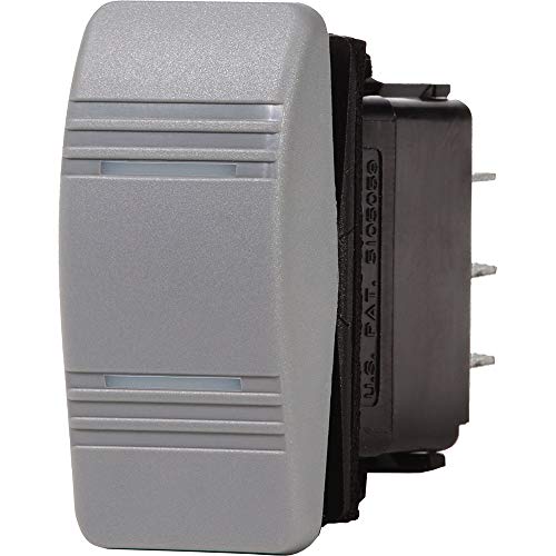 SupplyMount 8220 - Aftermarket Replacement Blue Sea Water Resistant Contura III Switch - ON-Off-ON - Grey Compatible with Blue Sea Systems