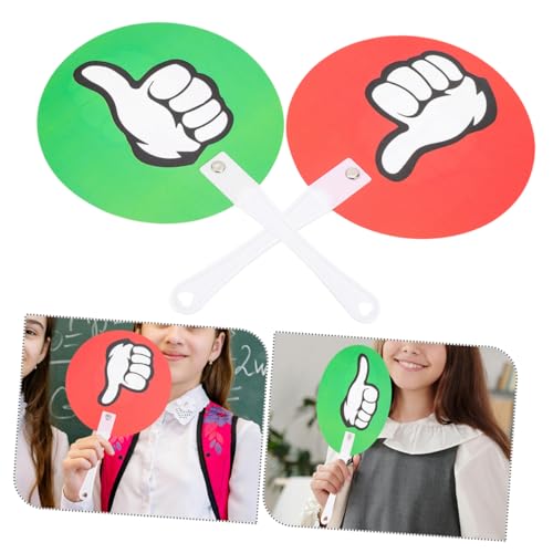 Palettes de vote double face PLAFOPE solides et polyvalentes pour enseignant - 4