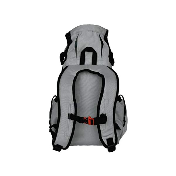 K9-Sport-Sack-Dog-Carrier-Adjustable-Backpack-X-Small-Air-2-Charcoal-Grey K9 Sport Sack Knavigate - Front Facing Adjustable Dog Backpack Carrier