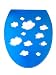 Produktbild Outlook Design Italia V6V0100600 Clouds 6 WC Decor - WC-Deckel Sticker, Aufkleber, Baddekoration
