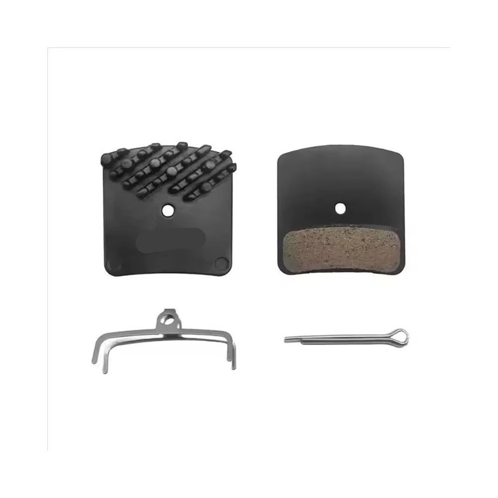 Pastillas de freno disco metal for bicicleta 4 pistones, pastillas hidráulicas cerámica ICE-TECH Pastillas de freno de bicicleta(8 Pair Metal)