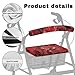 Luarisgur Seat Cover for Walkers for Seniors Red Rose Walker Seat Covers for Ladies Floral Rollator Walker Accessories for Seniors Adjustable Fabric Rollator Walker Seat and Backrest Covers