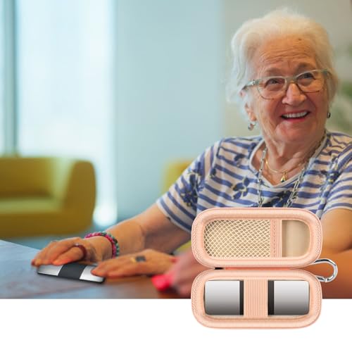 Herzmonitor-Tasche kompatibel mit AliveCor KardiaMobile 6L - Smartphone-kompatibler 6-Messungen-EKG-Monitor für Apple- und Android-Geräte - NUR HÜLLE (Rosa)