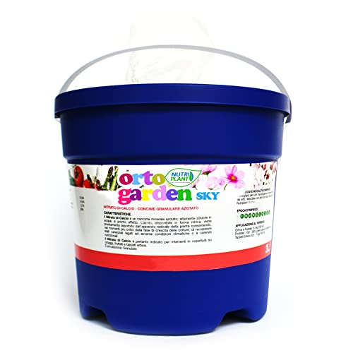 Nutriplant SKY, Concime fertilizzante minerale azotato,Rinforza la resistenza da stress e aggressioni dei fattori ambientali,solubile in acqua,per tutti i tipi di piante ornamentali e da orto,3kg(1)