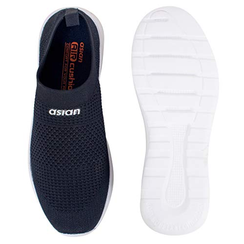 Image of ASIAN Men's Elasto-03 Sport Walking Stylish Casual Slip on,Running,Gym,Trekking Lightweight Eva Sole with Extra Jump Shoes for Men