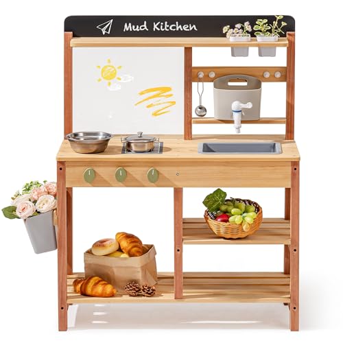 ROBOTIME Mud Kitchen for Kids Outdoor