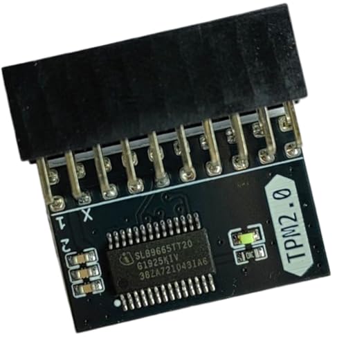 Elnwnnkc Chip De Procesador Cifrado ABS TPM 2 0 para Actualización Hardware Computadora Y Chip Cifrado TPM Antipirateo para Placa Base