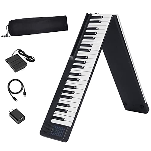 KEMNGO Piano Pliant 88 Touches avec Bluetooth, Clavier numérique for débutant avec Sac de Transport, pédale de Sustain… - Les Beatles, Paul McCartney, John Lennon, RIngo Starr, George Harrison KEMNGO Piano Pliant 88 Touches avec Bluetooth, Clavier numérique for débutant avec Sac de Transport, pédale de Sustain…