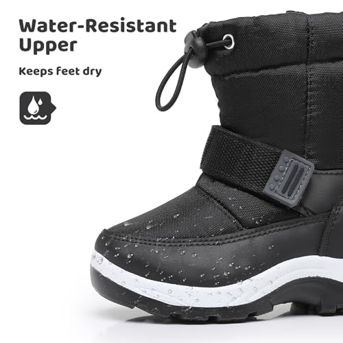 Apakowa Kid's Girls Cold Weather Snow Boots (Toddler/Little Kid)2