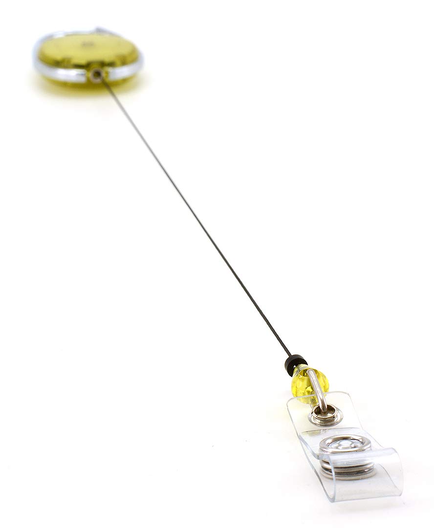 Portachiavi Retrattile Con Clip - Cavo In Acciaio 70cm Per Badge, Chiavi E Carte | Yo-Yo Style, Ideale Per Ufficio - Foto 10