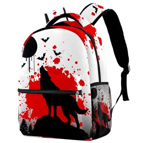 Sac à dos école loup multicolore, le cadeau idéal pour la rentrée
