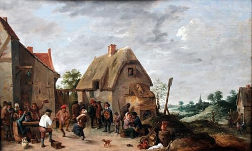 Impression tableaux peinture sur toile haute définition de David Teniers le Jeune