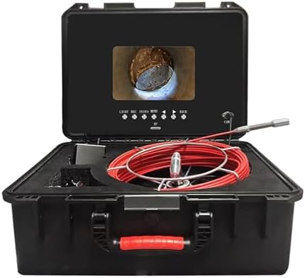 Sewer Camera with 4GB Memory Card, IP68 Waterproof Drain Inspection Camera, Plumbing Snake with LED Light, 2M/50M Length Options for Efficient Pipe Inspection