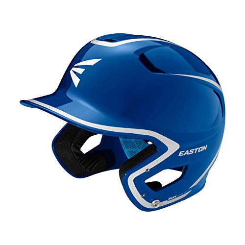 EASTON Z5 2.0 Baseball Batting Helmet, Senior, Gloss Royal Silver