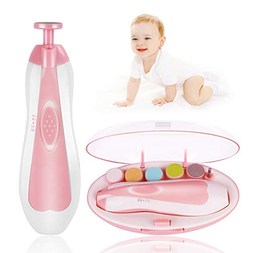 6 Mejores limas de uñas para bebés 29 HebyTinco Eléctrico Lima de uñas del bebé Lima de uñas Set...