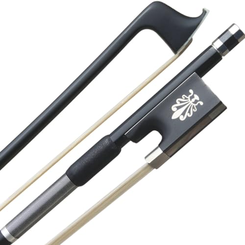 ARCRAW Carbon Fiber Violin Bow 4/4 Full Size Violinists Fiddlers Teacher Student Professional Bow