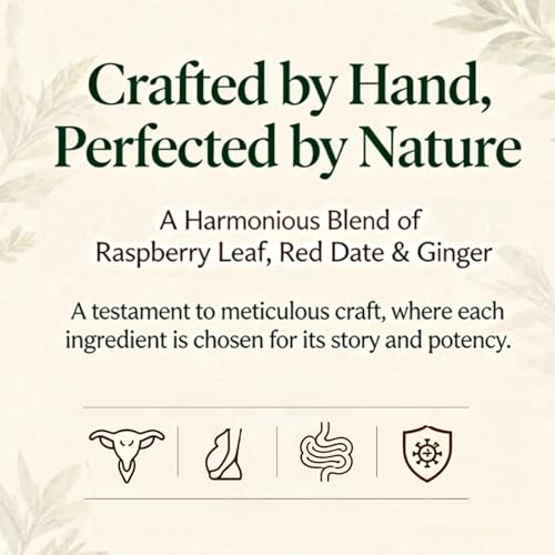 Organic Raspberry Leaf & Ginger Tea - image 4