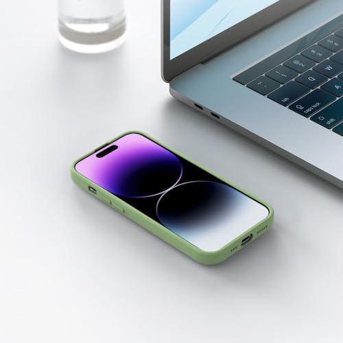 Image of for iPhone 14 Pro Case Green, Scratch Resistant with Soft Touch, Slim Thin Phone Cover for iPhone 14 Pro 6.1 inch