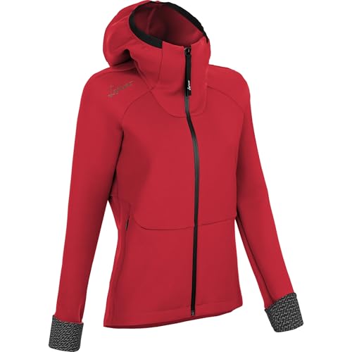 LaMunt Donna Antje Thermal Hoodie giacca, sunset red, XL