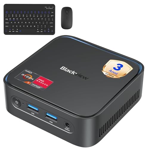 🎬【Doppio Display 4K】Alimentato da Radeon Vega 8,il MINI PC MP50 supporta la doppia uscita 4K tramite HDMI 2.0 e DP 1.4. Aumenta la tua produttività gestendo dashboard finanziarie e progetti di design su due schermi contemporaneamente. È perfetto sia come workstation professionale per l'editing video che come centro multimediale domestico per un'esperienza visiva fluida e ultra-definita.