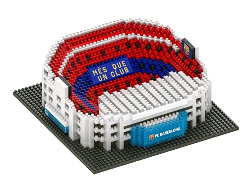 FOCO Licencia Oficial del FC Barcelona Juguete BRXLZ de Construcción de fútbol del Estadio Camp NOU Mini