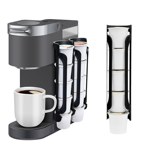Comparison: Best K Cup Holder Vertical 4 K Cup Holder for Keurig: Coffee Pod Holder for Counter Small Space - Kcup holders for Wall Mount (2, Black)