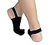 Halfsox-Women's Casual Cotton Sling-back No Show Half Socks (Small/Medium Black)(One Pair)