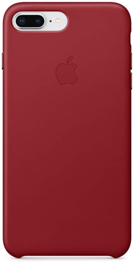 Apple iPhone 8 Plus / 7 Plus Leather Case - (PRODUCT)RED