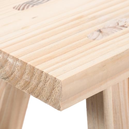 Tabouret hauteur 22 cm dans l'entrée pour changer de chaussures facilement