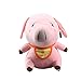 JMHomeDecor Peluche Maiale Rosa Peluche Bambola Giocattoli 23X26X27 Cm Anime Cartoon Farcito Giocattoli di Peluche Rosa Maiale Falco I Sette Peccati Capitali Bambole Morbide Regalo per Bambini