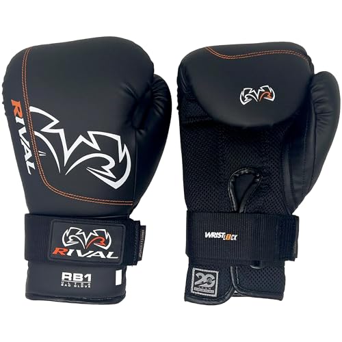 Image of RIVAL Boxing RB1 Ultra Bag Gloves, 20th Anniversary Edition, High-Density Multi-Layered Padding and Signature Wrist Lock Strapping System